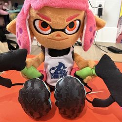 Splatoon pink inkling plush