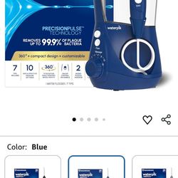 Waterpik Aquarius Water Flosser For Teeth Cleaning, Gums, Braces, Dental Care, Electric Power With 10 Settings, 7 Tips For Multiple Users And Needs, A