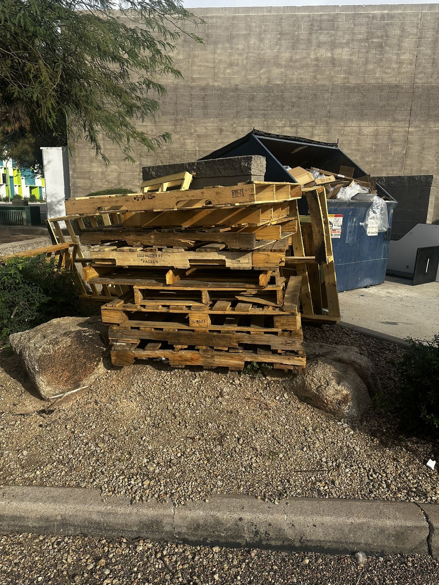 Free Wood Pallets - Pick up Mesa