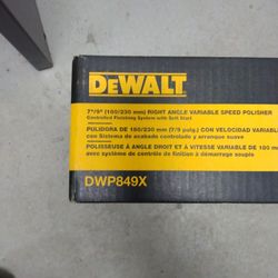 DeWalt RIGHT ANGLE SPEED POLISHER 