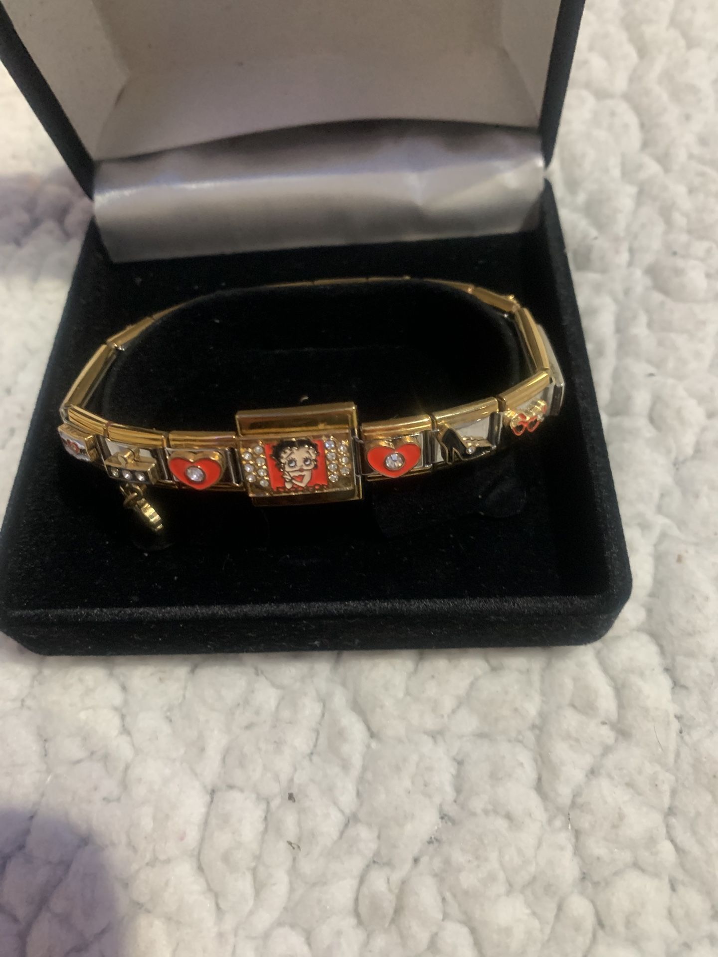 Betty Poop Charm Bracelet