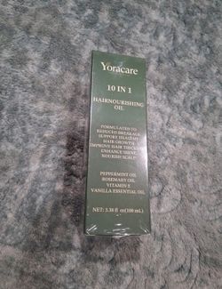 Yoracare 10-in-1 Hair Nourishing Oil and shampoo