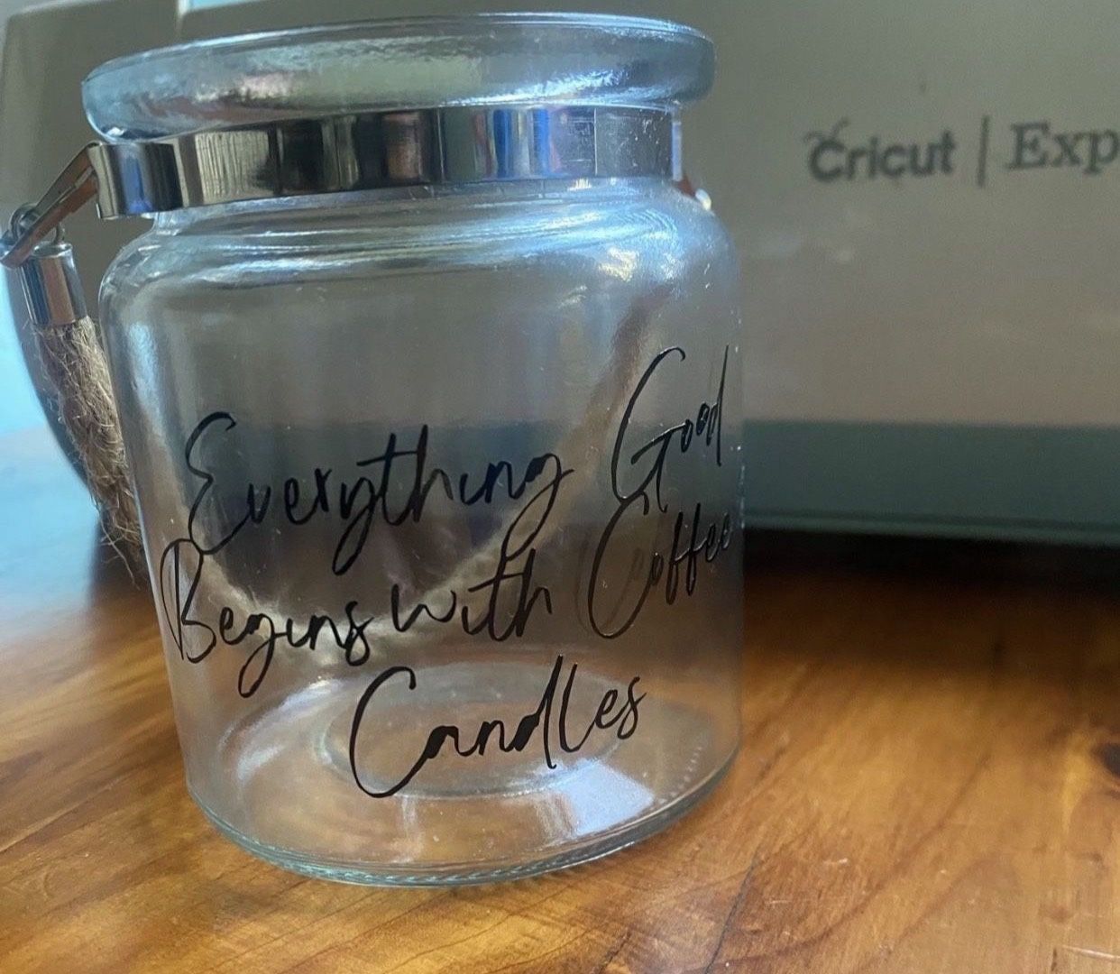 Candle holder $5 I Can Make Other Things On The Cricut Text Me!!!