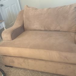 Tan Loveseat 