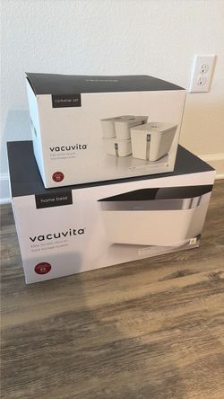 Vacuvita home base and containers