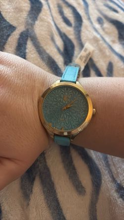 Teal & Gold Quartz Watch