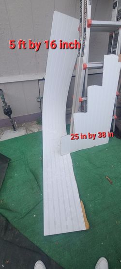 Home improvement siding pieces - for decorations or to cover side stairs