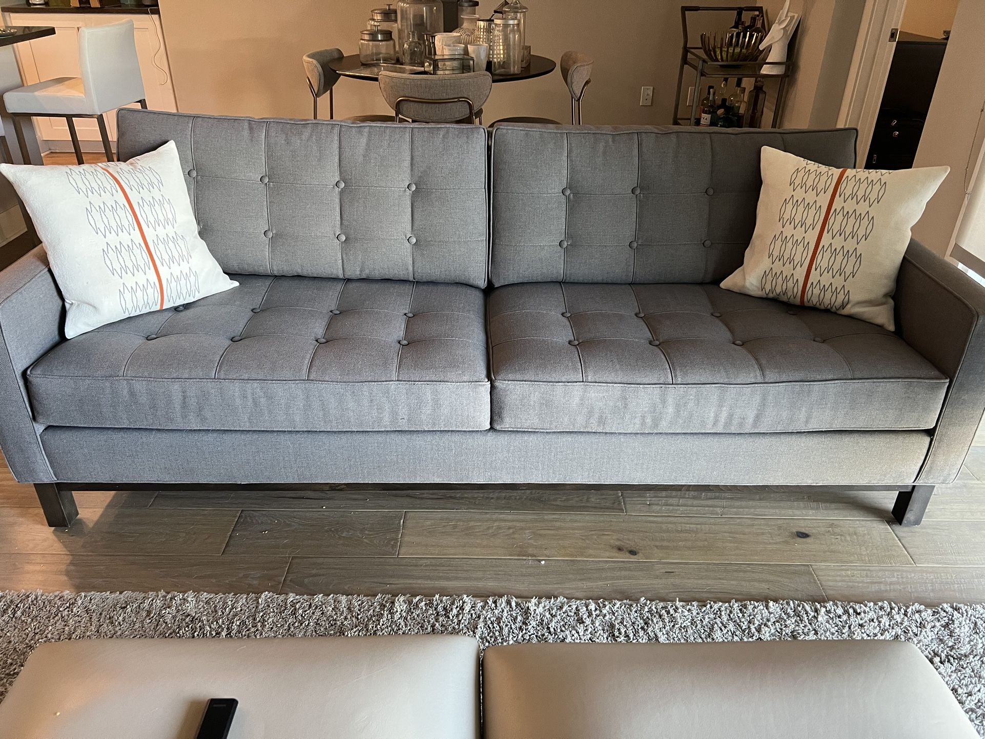 Ethan Allen Mid Century Modern Couch