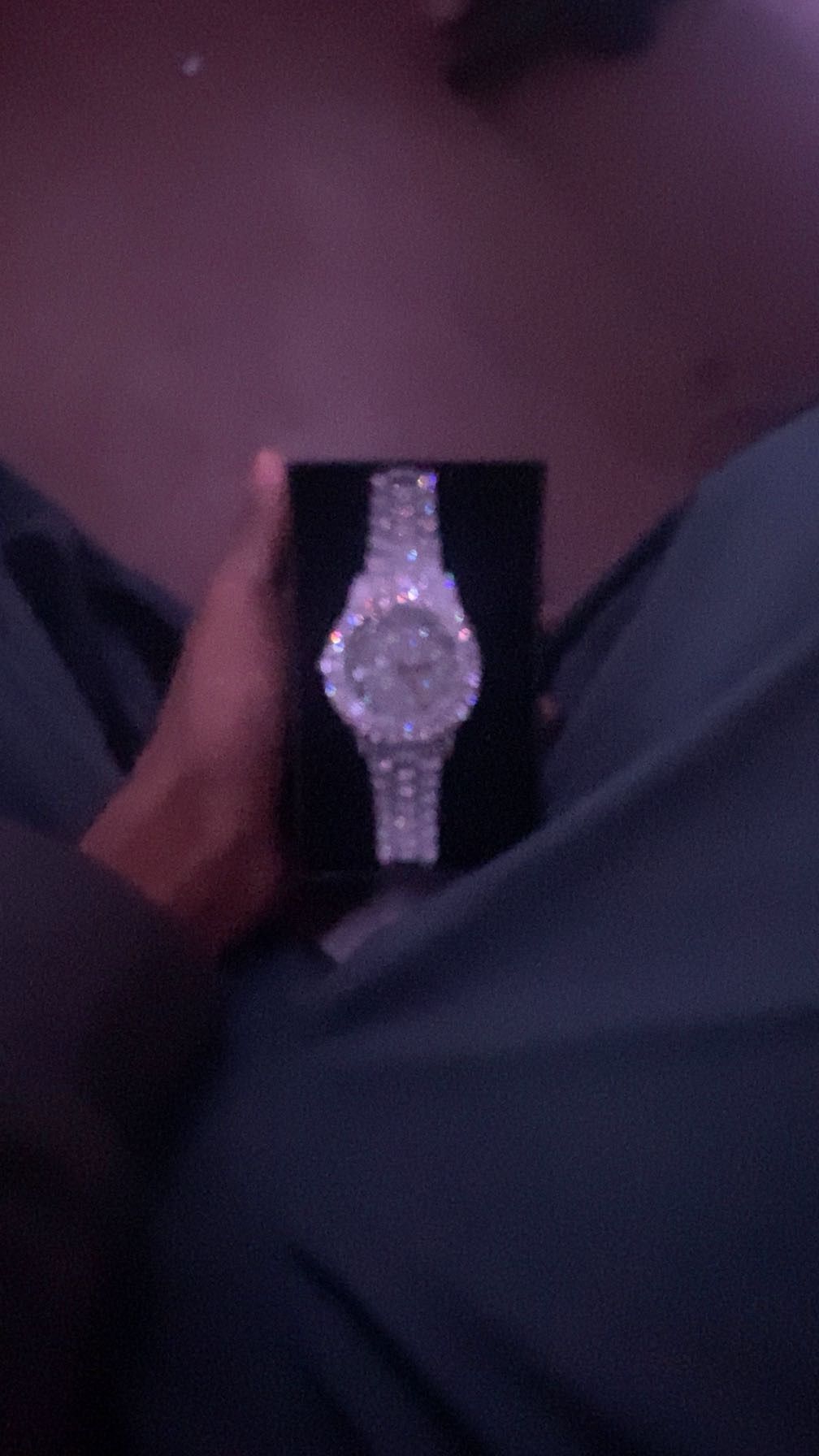 VVS Moissanite Watch Roman Numerals