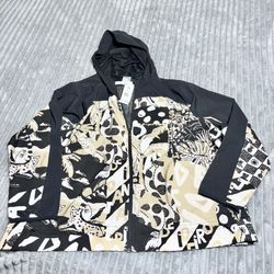 Adidas woman’s Farm Rio windbreaker size 4x NWT  MSRP 65