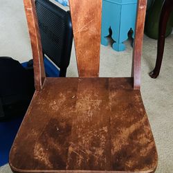 Antique Adjustable Children's Swivel  > Desk Chair, c.1(contact info removed)