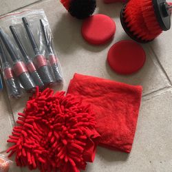 19 Pieces Detailing Brush Set Exterior Interior Car Detailing Kit 