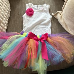 Ruffle Butts Tutu Set Size 12-24 Months 