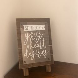 Wedding Seating Sign