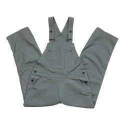Patagonia Double Knee Overalls Medium M Womens Gray Hemp Canvas Carpenter Bib