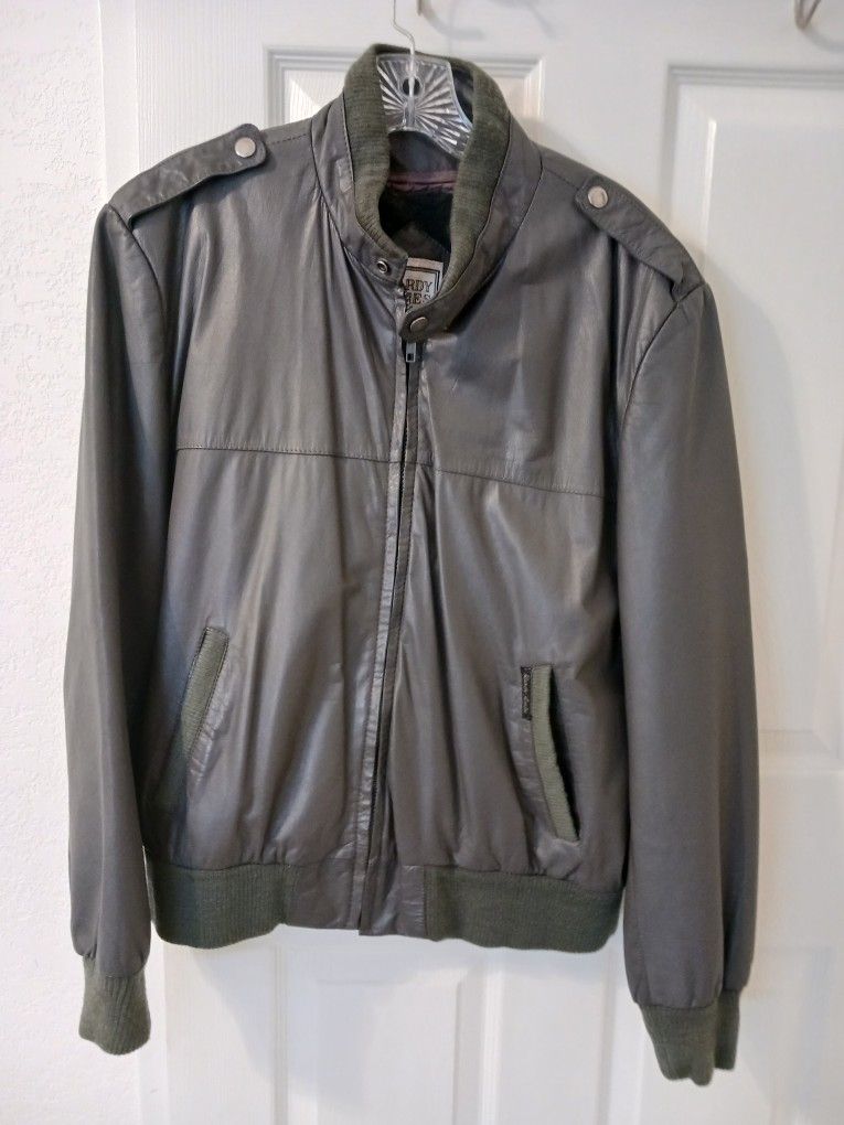 "Hardy Aimes" Of London Leather Jacket