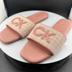 Calvin Klein Yides Logo Sandals 