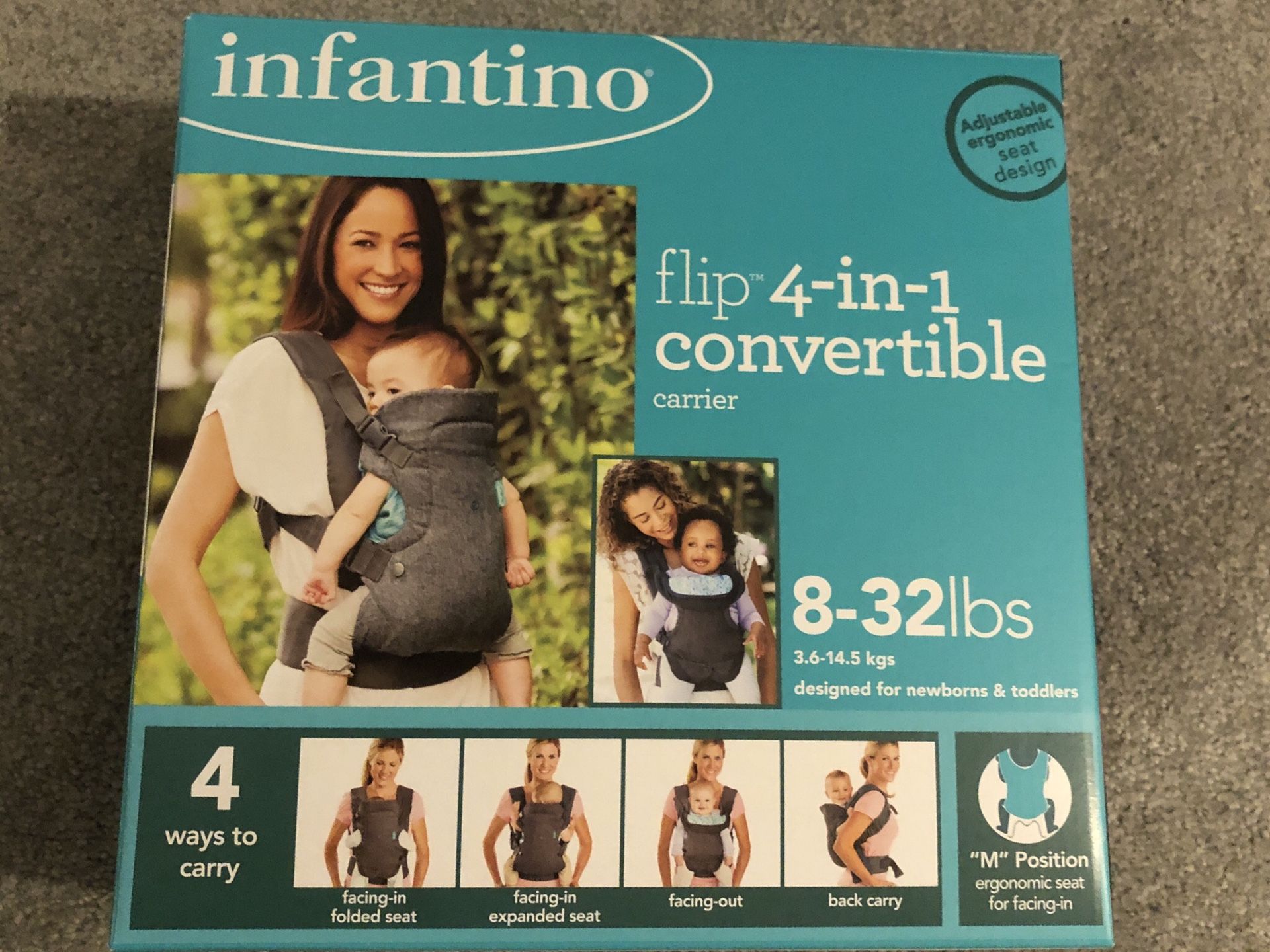 NEW SOFT CONVERTIBLE Baby Carrier