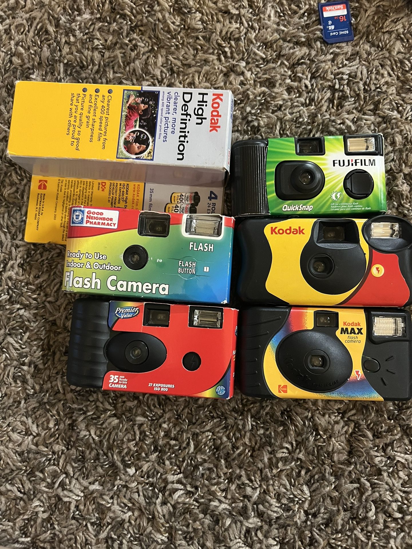 several new cameras plus bonus 