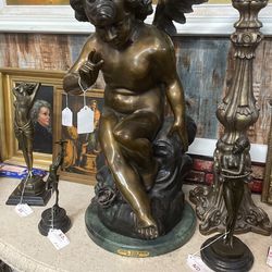 Bronze Angel With Wings
