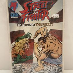 STREET FIGHTER #3 Featuring The Ferret Malibu Comics 1993 Video Game Comic Book 