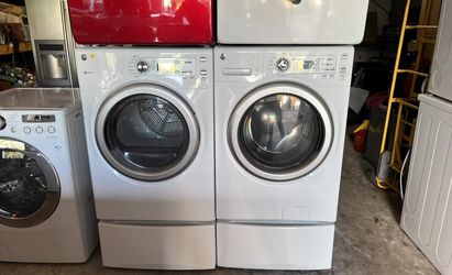 GE Front Load Washer Dryer White Combo
