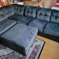 Sectional Couch With Sleeper Bed And Ottoman