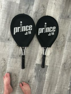 Prince Jr. Tennis Racket Set Of 2 Great Condition Lightweight Great For Beginners Pickleball Tennis Balls Tennis Rackets Cheap