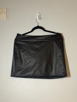 Missy Faux leather skort from Fashion Nova