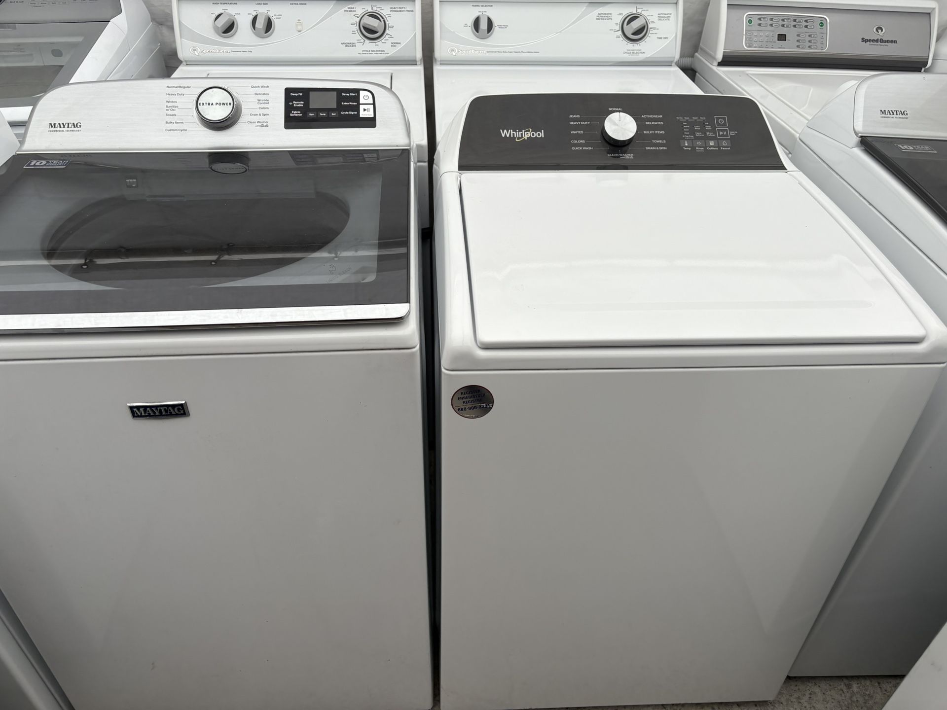 Like New Maytag Power Washer $320/Newer Whirlpool Washer $280
