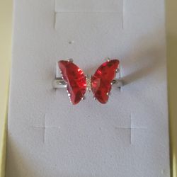 Size 7 CZ STERLING SILVER 