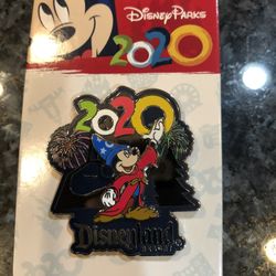 Disney Parks 2020 Fantasia Pin “Mickey Mouse Sorcerer ”.  Size 1 3/4 inches long and 1 1/2 inches wide.  Brand new on original card.  