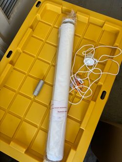No-Drill Blackout Roller Shade 24.5โ ร 78โ โ White
