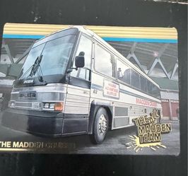 1992 All-Madden Team #55 “The Madden Cruiser” Card – John Madden Bus Insert