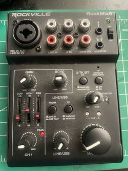 Rockmix 5 channel Audio mixer