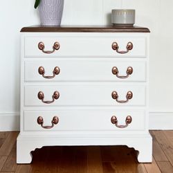 Refinished Ethan Allen Georgian Court Chest/Nightstand/Side Table