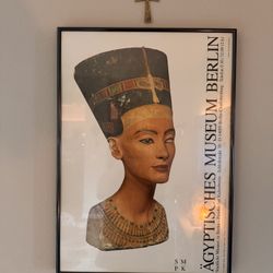 Framed Nefertiti Poster – Egyptian Museum Berlin Print