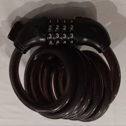 Four Digit Combination Bicycle Motorcycle Cable And Lock For Security Anti Theft