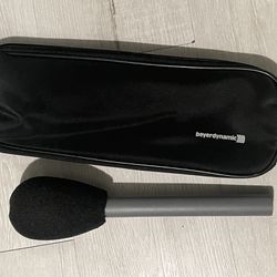 BEYERDYNAMIC M58 N(C) Omni Reporter Microphone M-58 USED W/ Windscreen & Case