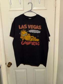 Junk Food x Garfield  Las Vegas Graphic Vintage Tee T-shirt  Size Large.