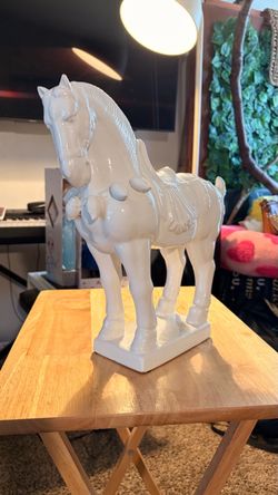 White Porcelain Horse