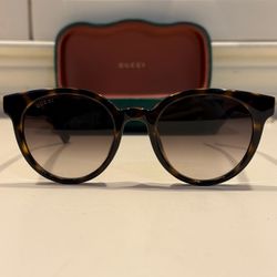 Gucci GG0636SK 003 Tortoise Brown Gradient Sunglasses