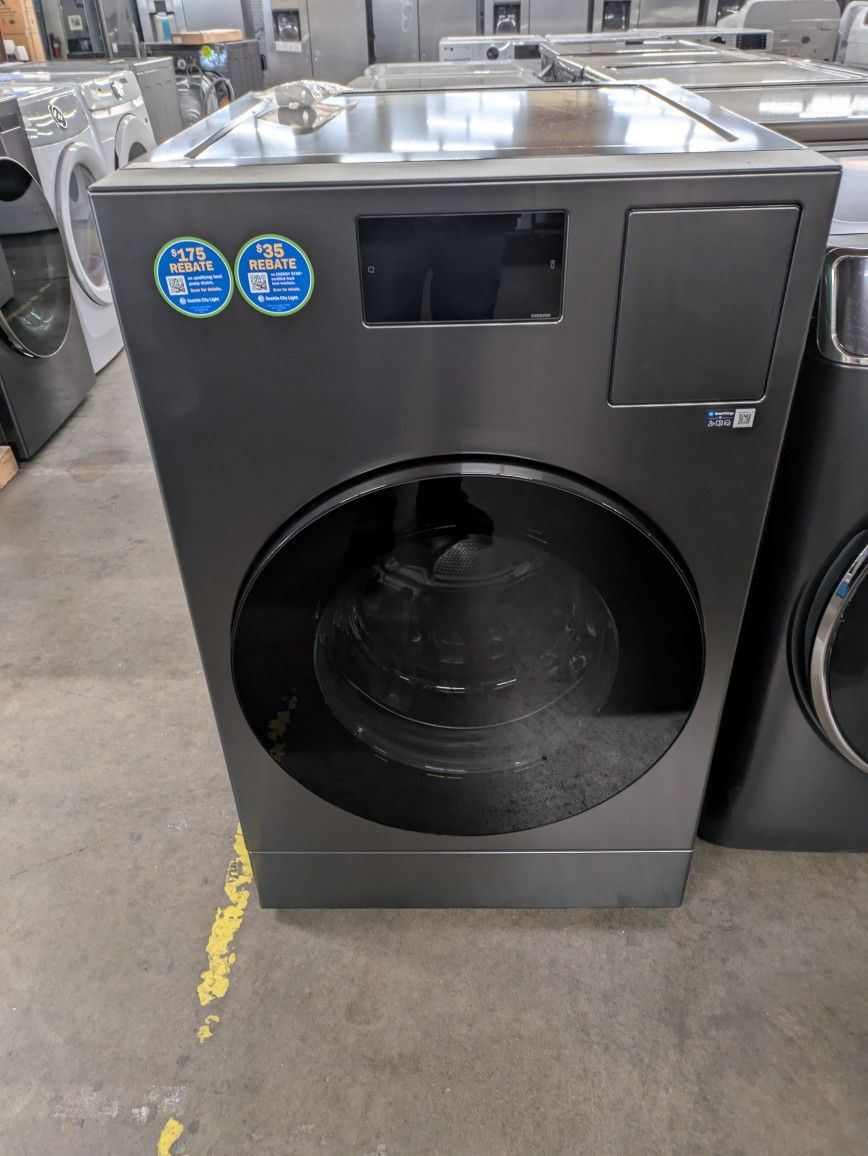 Samsung BESPOKE WD53DBA900HZ
27 Inch Smart Front Load Washer/Dryer Combo with Ventless Heat Pump