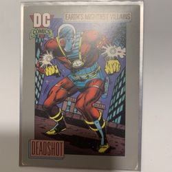 Dead Shot Earths Mighty Villains Trading Card 1991