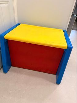 Fisher-Price Kids Toy Box & Activity Desk – Large Storage Bin