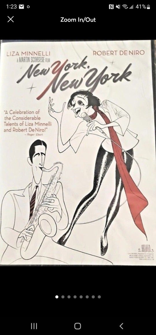 New York, New York-DVD, Robert DeNiro & Liza Minelli-Brand New Sealed