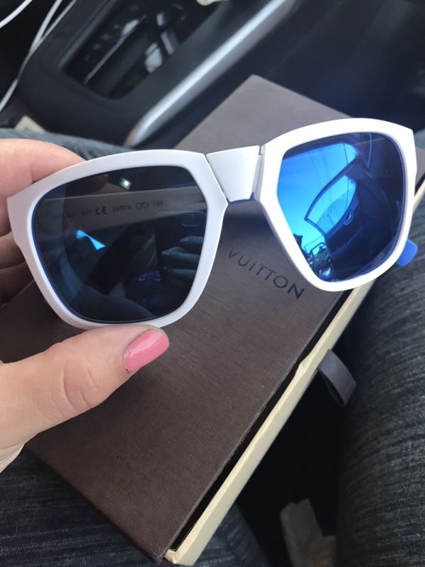 blue louis vuitton sunglasses