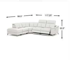 Modern L-shaped sectional sofa