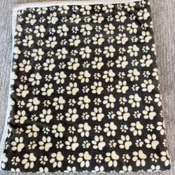 Paw Print Throw Blanket