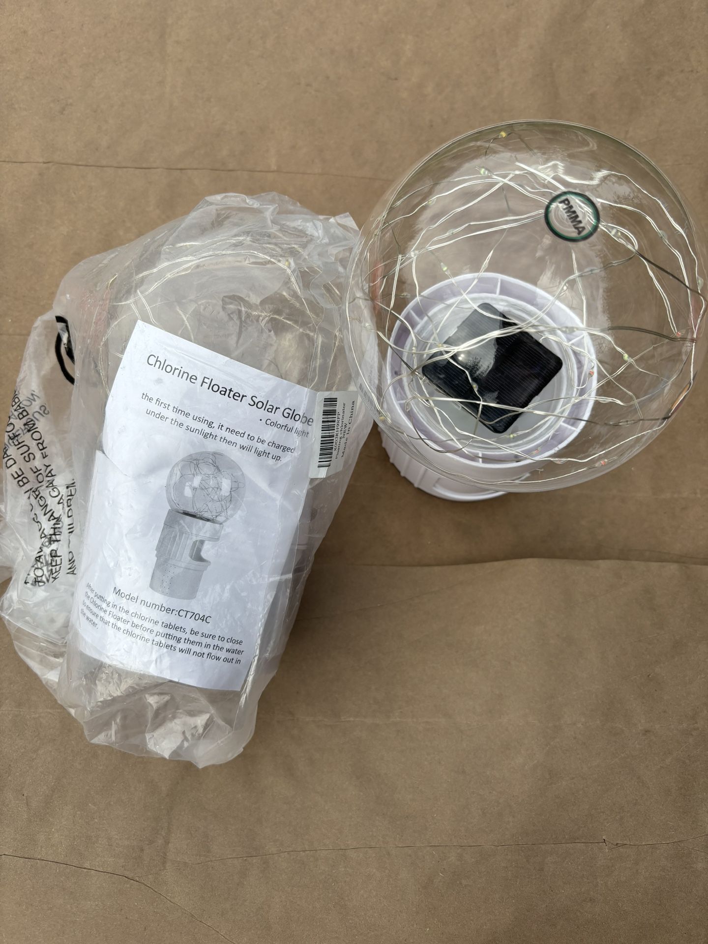 Solar Mutlicolor Light Up Chlorine Floats